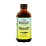Alternative Health & Herbs Remedies Cold Sores, internal & External, 4-Ounce Bottle