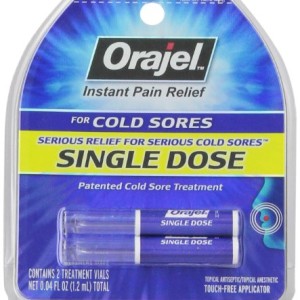 Orajel Single Dose Cold Sore Treatment, 0.04 Fluid Ounce